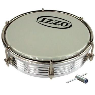 Imagem de Tamborim aluminio 6 polegadas profissional Izzo 6584