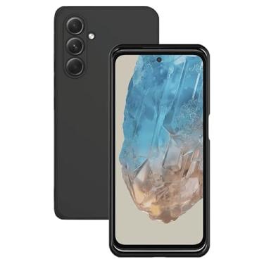 Imagem de Capa Galaxy M35 Capinha Preta Aveludada Anti Impacto Antishock