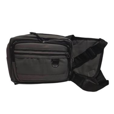 Imagem de Pochete Mochila Frontal Peito Tática Cor: Cinza - GXM