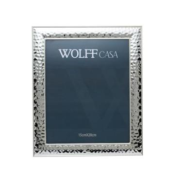 Imagem de WOLFF - Porta-Retrato Aspect 15cm x 20cm Prata Aço Inox