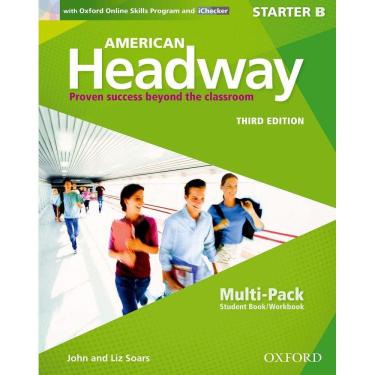 Imagem de American Headway Starter B - Multi-Pack (Student`s Book With Workbook And Oxford Online Skills Program & Ichecker) - Third Edition