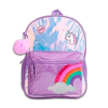 Imagem de Mochila Escolar Costas Glitter Unicórnio I Believe