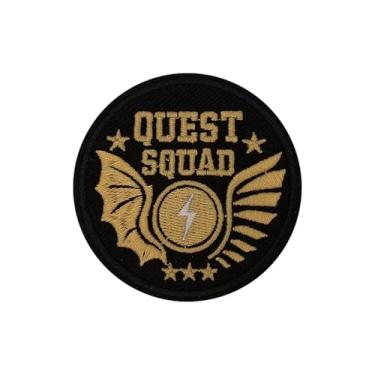 Imagem de AKIKOPATCH Fourth Wing Quest Squad, adesivos de asa de dragão fantasia tamanho 7,6 cm para roupas, mochilas, chapéus, bolsas jeans, patches, adesivos bordados de livros, adesivos de tecido para
