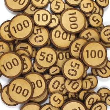 Imagem de Kit de Moedas/Tokens para RPG e Jogos de Tabuleiro - 114 unidades - Mais RPG