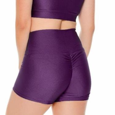 Imagem de Shorts Empina Bumbum United - Marrom - GG-Feminino