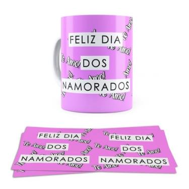 Imagem de Caneca Ceramica Te Amo Feliz dia Dos Namorados