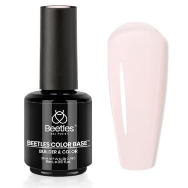 Imagem de Beetles Nude Color Base Builder for Nails: Unhas Fortalecedoras de Extensão, Esculpindo Unhas, Absorva Longa Duração UV LED Gel Esmalte Base de Borracha
