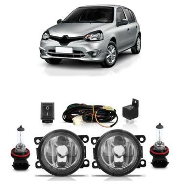 Imagem de Kit Par Farol Milha Auxiliar Par Lâmpada Halógena Clio 2013 2014 2015 