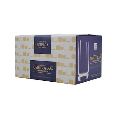 Imagem de JG 6PÇ COPO LONG DRINK BOHEMIA IDEAL CRISTAL 380ml 13x7x7cm TRANSPARENTE