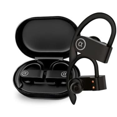 Imagem de Fone de Ouvido Bluetooth 5.4 Esportivo com Microfone – Bateria de 45h, Antirruído, IPX5 à Prova d'Água – Estojo com Display LED – Ideal para Treinos, Corridas e Chamadas Nítidas