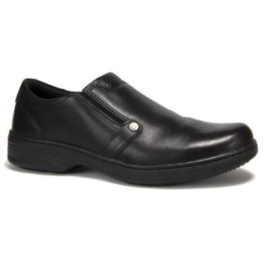 Imagem de Sapato Pegada 121272-01 Masculino Couro, 42, Preto