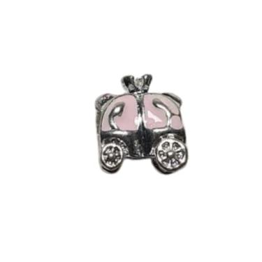 Imagem de Berloque Carruagem Banhado a Prata 925 (Azul)