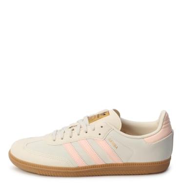 Imagem de adidas Samba OG Tênis infantil grande, Bege rosa, 18