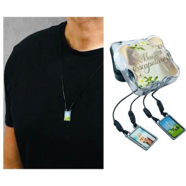 Imagem de Escapulário Colar NS do Carmo e Nossa Senhora de Fátima Encerado - FOR