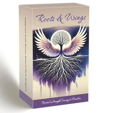 Imagem de Root and Wings Oracle Deck, Oracle Cards for Beginners, 54 Cards Spiritual Self-Discovery Deck for Inner Growth, Healing, Clarity, and Intuition, Mindfulness & Soul Guidance Oracle Cards