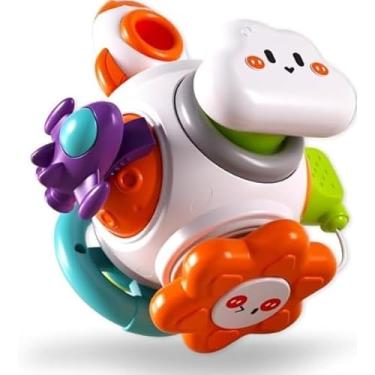 Imagem de Brinquedo Sensorial Infantil Montessori Cubo De Atividades Educativo 6 Em 1 Para Bebê, Desenvolve Coordenação Motora, Cognição E Habilidades Sensoriais