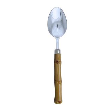 Imagem de Conjunto Talheres Bamboo Inoxidável 6 Pçs Garfo Faca Colher - Lehaví, 