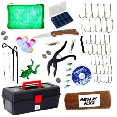 Imagem de Kit Pesqueiro Maleta Pescaria Vários Acessórios Pesca - Sekyped