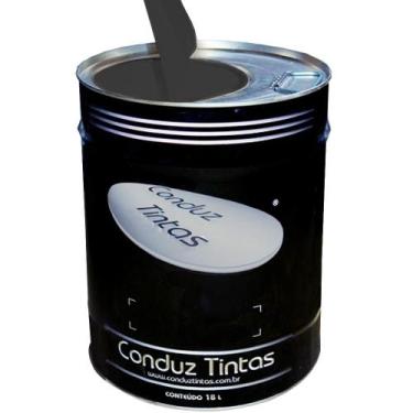 Imagem de Tinta para Piso Ecológica - CONDUZ TINTAS - CINZA ESCURO - Balde 18 L.