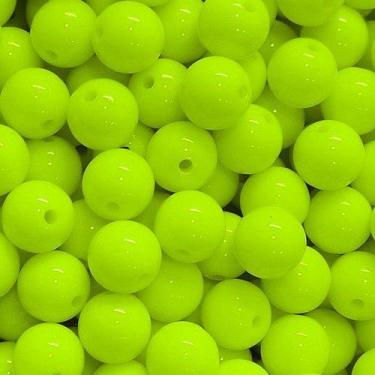 Imagem de BOLINHA DE RESINA Nº 10 (20 G) - LADEIRA BIJUTERIAS, Amarelo neon