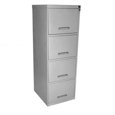 Imagem de Arquivo de Aço 4 Gavetas Cinza - ULTRA Móveis