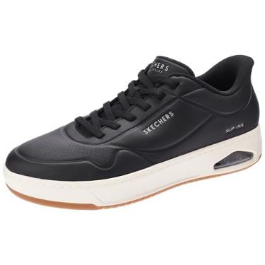 Imagem de Skechers Tênis masculino Uno Ctl-Laying Low Hands Free Slip-ins, Preto verdadeiro, 44