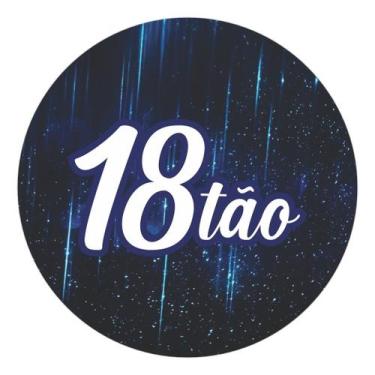 Imagem de Painel De Festa Redondo - Meus 18tão - 18 Anos - Decorando e Grudando,