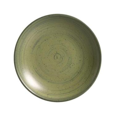 Imagem de Conjunto Com 6 Pratos Fundo Coup Kya Olive 25Cm - Alleanza Cerâmica