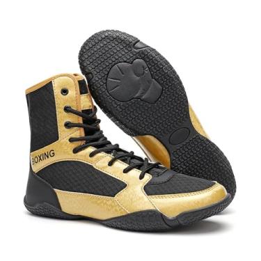 Imagem de Calçados Femininos para Boxe e Luta Livre - Tênis de Fisiculturismo Antiderrapantes, Tênis Kickboxing ao Ar Livre, Calçados Juvenis para Luta Livre e Treinamento