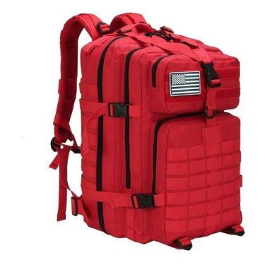 Imagem de Mochila Tática trilha Camping Impermeável 50 Litros Resiste - Tem Tudo