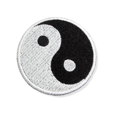 Imagem de AM0023-001 Yin Yang Patch Bordado 6,8x6,8cm - BR44