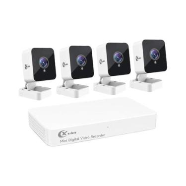 Imagem de Sistema De Câmeras De Vigilância CCTV Com Fio 1080P, DVR De 8 Canais, 