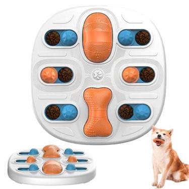 Imagem de Comedouro Brinquedo Interativo Cao Pet Cachorro Raçao Petisco Comida Q