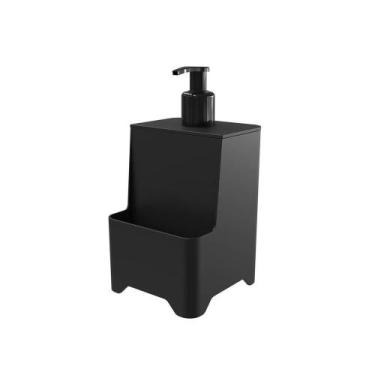 Imagem de Dispenser De Pia Para Detergente E Esponja - Stolf Preto