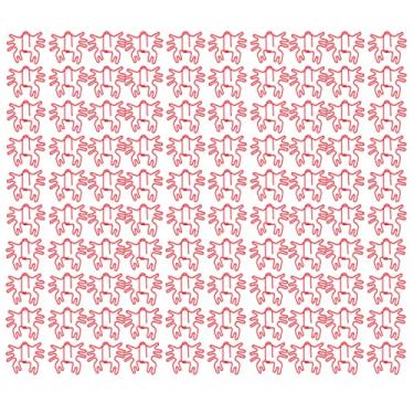 Imagem de 100 Pçs Clipes de Papel Clipes de Papel para Crianças Estilo Caranguejo Clipes de Metal Conjunto de Artigos de Papelaria, Cor Requintada Ampla Aplicação Clipes de Papel Fofos para Casa Escolar de