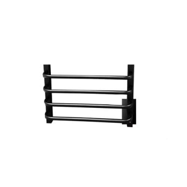 Imagem de Toalheiro Térmico Pequeno Preto 110v Direito Fio Oculto