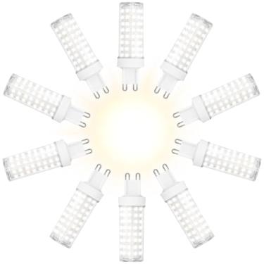 Imagem de Lampada G9, Kit 10 Lâmpadas Led G9 15w, 96 Leds para Lustre Arandela, Pinos 110v-220v, Usado para Lustres E Apliques Externos, Branco