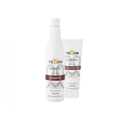 Imagem de Kit Nutritive Shampoo e Leave in Yellow By Alfaparf