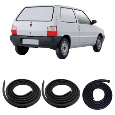 Imagem de Kit Borracha Porta E Malas Fiat Uno Mille Fire Way 2p Jahu