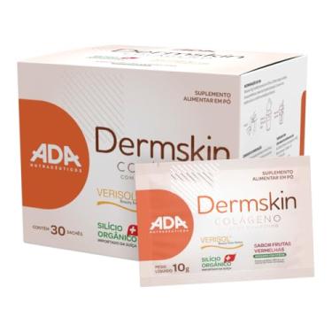 Imagem de Dermskin - Colágeno Verisol + Ácido Hialurônico + Silício Orgânico - 30 Sachês 10g Frutas Vermelhas