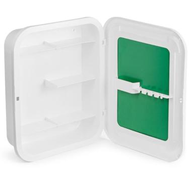 Imagem de Armário Toalete Branco Em Plástico - Pr5055-2 - Pincéis Atlas