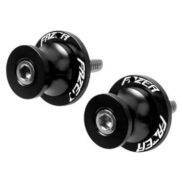 Imagem de BYYINGSUS Acessórios de motocicleta M6 Sliders Spools Parafusos de suporte compatíveis com FZ1 FZ 1 FA&zer 2001-2013 (6 mm preto)