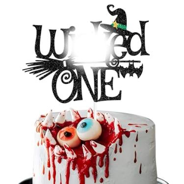 Imagem de Wicked One Cake Topper, Have a Wicked Birthday, Witch Princess Baby Shower Birthday Party Decorations Supplies