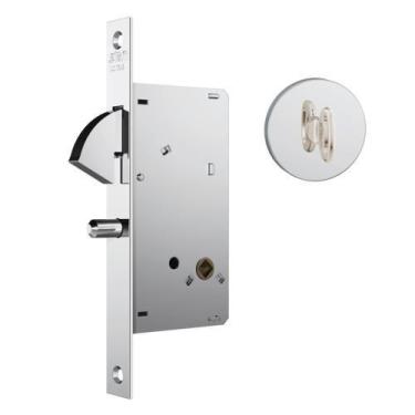 Imagem de Fechadura Para Porta De Correr Banheiro Stam 950 Inox