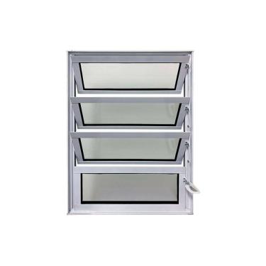 Imagem de Vitro Basculante de Alumínio Branco 80x80 Linha 25