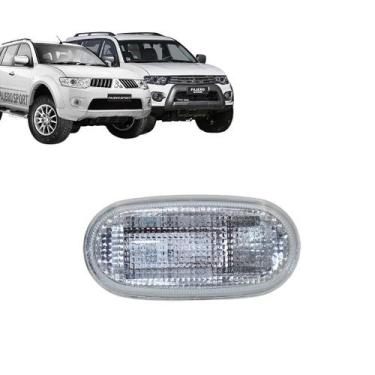 Imagem de Lanterna Pisca Seta Lateral Cristal com LED para Mitsubishi L200 Trito