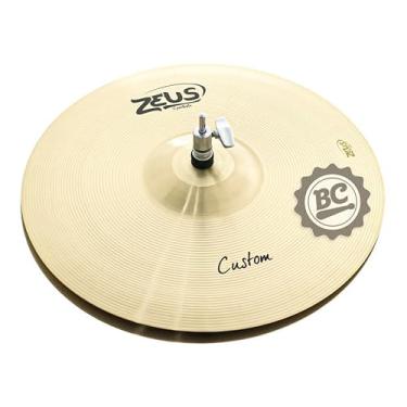 Imagem de Chimbal Zeus Custom Series 16 ZCHH16 em Bronze B20 (Worship) com acabamento fosco polido