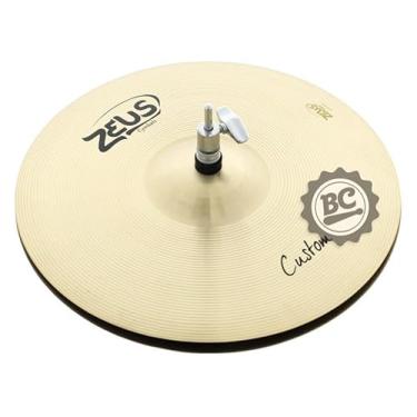 Imagem de Chimbal Zeus Custom Series 14¨ ZCHH14 em Bronze B20 com acabamento fosco polido