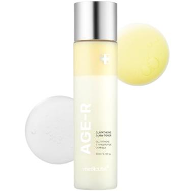 Imagem de Tônico Leitoso M.edicube Age-R Glow, Tônico Facial de Camada Dupla de Baixa Irritação para Pele com Brilho, Tom de Pele Uniforme, Radiância, Hidratação, Pele