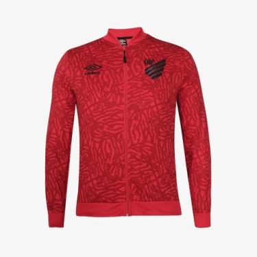 Imagem de Jaqueta Athletico Paranaense Hino 2024 Umbro Masculino, P, Vermelho, M